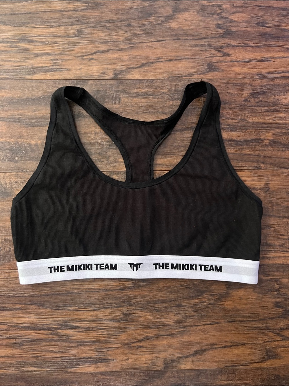 Black Racerback Sports Bra